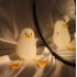 LED Night Light For Kids Cute Seagull Animal Washable Silicone Bedside Lamp Dimmable Timing Rechargeable Nursery Nightlight For Baby Breastfeeding Kids Gift Hom