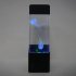 LED Night Light Simulation Jellyfish Night Lamp With Button Switch Nursery Night Light USB Powered Bedside Table Lamp For Office Bedroom Living Room volcano lam