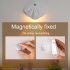 LED Night Light Type c Rechargeable 3 Brightness Modes Motion Sensor Bedside Table Lamp For Work Study Craft black