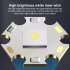 LED Outdoor Flashlight Lightweight Torch Lamp Waterproof Lantern High Lumens Gold plated Technology Brightness Stable Flashlight For Home Outdoor Camping Fishin