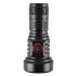 LED Outdoor Flashlight Lightweight Torch Type C Rechargeable Aluminum Alloy Lamp Waterproof Lantern White Red Light High Lumens Flashlight For Home Outdoor Camp