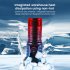 LED Outdoor Flashlight Lightweight Torch Type C Rechargeable Aluminum Alloy Lamp Waterproof Lantern White Red Light High Lumens Flashlight For Home Outdoor Camp