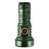 LED Outdoor Flashlight Lightweight Torch Type C Rechargeable Aluminum Alloy Lamp Waterproof Lantern White Red Light High Lumens Flashlight For Home Outdoor Camp