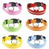 LED Pet Cat Dog Collar Night Safety Luminous Necklaces for Outdoor Walking blue XL