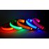 LED Pet Cat Dog Collar Night Safety Luminous Necklaces for Outdoor Walking White S