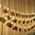 LED Photo Clip String Lights with Battery Box Night Lamp Hanging Pendant Festivals Garden Party Yard Decoration