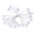 LED Pine String Light Battery Powered Christmas Lamp Holiday Party Wedding Decorative Fairy Lights With flashing warm white 3 meters 20 lights battery
