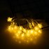 LED Pine String Light Battery Powered Christmas Lamp Holiday Party Wedding Decorative Fairy Lights With flashing white 3 meters 20 lights battery