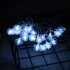 LED Pine String Light Battery Powered Christmas Lamp Holiday Party Wedding Decorative Fairy Lights With flashing white 3 meters 20 lights battery