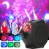 LED Projector Night Light Starry Ocean Wave Projection 6 Colors 360Degree Rotating Lamp for Kids black Without WiFi