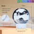 LED Quicksand Painting Lamp Touch Contral Desk Lights Dynamic Desktop Bedside Ornament For Home Office Desktop Decor purple