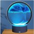 LED Quicksand Painting Lamp Touch Contral Desk Lights Dynamic Desktop Bedside Ornament For Home Office Desktop Decor purple