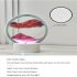 LED Quicksand Painting Lamp Touch Contral Desk Lights Dynamic Desktop Bedside Ornament For Home Office Desktop Decor red