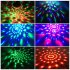 LED RGB Disco Stage Light DC 5V USB Magic Ball Light Sound Activated for Mobile Phone Party Family Decoration blue