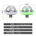 LED RGB Disco Stage Light DC 5V USB Magic Ball Light Sound Activated for Mobile Phone Party Family Decoration blue