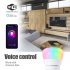 LED RGB White Light Wifi Bulb Support for Alexa Google Home Voice Control   E14 7W