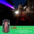 LED Rear Bike Bicycle Tail Light and Laser that contains two Lasers and five LEDs plus there are 4 Modes for Tail Light and 4 Modes for Laser