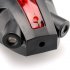LED Rear Bike Bicycle Tail Light and Laser that contains two Lasers and five LEDs plus there are 4 Modes for Tail Light and 4 Modes for Laser