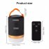 LED Rechargeable Camping Lantern With Usb Charging Cable  Remote Control IPX 6 Waterproof Battery Powered Lantern Flashlight 3 Brightness Levels Tent Light For 