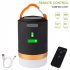 LED Rechargeable Camping Lantern With Usb Charging Cable  Remote Control IPX 6 Waterproof Battery Powered Lantern Flashlight 3 Brightness Levels Tent Light For 