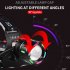 LED Rechargeable Headlamp  Headlight 1200 Lumens Super Bright With 4 Modes  IPX4 Waterproof 90   Adjustable Headband Head Lamp For Outdoor Camping Running Cyclin