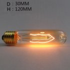 LED Retro Style Edison Tungsten Lamp Bulb for Bedroom Lighting Decor T125