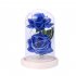 LED Romantic 2 Simulate Rose Shape Decor with String Light for Valentine Decoration blue