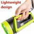 LED Searchlights Handheld Lantern USB Charging Rechargeable 1200MA Battery 15W High Power Spotlights High Brightness Flashlight Portable Outdoors Work Light Lig