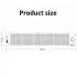 LED Sign Flexible Scrolling Panel With 8 Display Actions RGB Multi color Text APP Custom 450mA Battery Capacity USB Charging LED Signs For Car Business 32 152mm