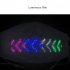 LED Sign Flexible Scrolling Panel With 8 Display Actions RGB Multi color Text APP Custom 450mA Battery Capacity USB Charging LED Signs For Car Business 32 152mm