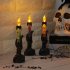 LED Simulate Candle Light for Halloween Decoration Scene Layout Props Green
