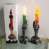 LED Skeleton Ghost Hand Flameless Electronic Candle Light Halloween Decor Orange new single ghost hand candle light
