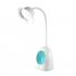 LED Snow Deer Table Lamp USB Charging Tabletop Reading Learning Eye Care Light blue