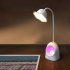 LED Snow Deer Table Lamp USB Charging Tabletop Reading Learning Eye Care Light Pink