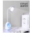 LED Snow Deer Table Lamp USB Charging Tabletop Reading Learning Eye Care Light Pink