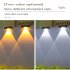 LED Solar Deck Lights Outdoor Waterproof Solar Powered Step Lights For Stairs Step Fence Yard Patio Pathway warm light