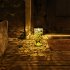 LED Solar Lantern Outdoor Decorative Metal Hanging Lights for Garden Yard Tabletop Patio Lawn  warm light chrysanthemum