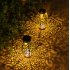 LED Solar Lanterns Outdoor Hanging Decorative Night Light for Table Patio Courtyard Garden  warm light Oval