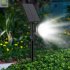 LED Solar Lawn Lamp 7 Colors Change Floor Garden Light IP65 Waterproof Outdoor Solar Lights Wall Landscape Lamp