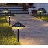 LED Solar Lawn Lamp Outdoor Waterproof Mushroom Light Control for Garden Landscape Decor White light