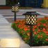 LED Solar Lawn Light Waterproof Night Light for Garden Landscape Path Yard Patio Walkway SL 815 round grid