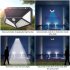LED Solar Power Wall Light Motion Sensor Waterproof Lamp for Outdoor Garden Yard 100LED small