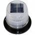 LED Solar Strobe Warning Light LED Solar Lights Traffic Flashing Solar Light Strong Magnetic Base Road Construction Signs Flash Traffic Lights Plastic Flashing 