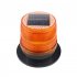 LED Solar Strobe Warning Light LED Solar Lights Traffic Flashing Solar Light Strong Magnetic Base Road Construction Signs Flash Traffic Lights Plastic Flashing 