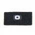 LED Sports Headband With Light  USB Rechargeable LED Headlamp Sweat absorbing Knitted Headband For Outdoor Running Camping Fishing Hiking  Gifts For Men Women b
