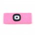 LED Sports Headband With Light  USB Rechargeable LED Headlamp Sweat absorbing Knitted Headband For Outdoor Running Camping Fishing Hiking  Gifts For Men Women g