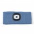 LED Sports Headband With Light  USB Rechargeable LED Headlamp Sweat absorbing Knitted Headband For Outdoor Running Camping Fishing Hiking  Gifts For Men Women s