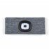 LED Sports Headband With Light  USB Rechargeable LED Headlamp Sweat absorbing Knitted Headband For Outdoor Running Camping Fishing Hiking  Gifts For Men Women g