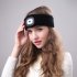 LED Sports Headband With Light  USB Rechargeable LED Headlamp Sweat absorbing Knitted Headband For Outdoor Running Camping Fishing Hiking  Gifts For Men Women g