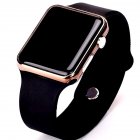 LED Square Casual Digital Watch with Rubber Band Sports Wrist Watches for Man Woman  colors optional  5 
